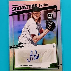 2020 A.J. PUK Donruss Auto Rookie Lot